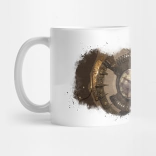 Artistic Watercolor Steampunk Sci-fi Woman Mug